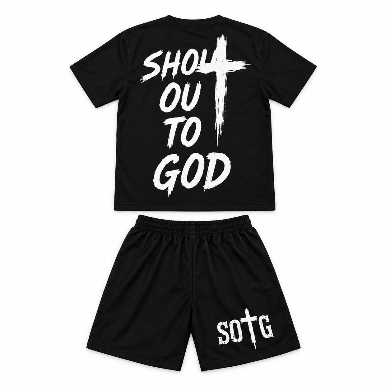 Black SOTG Shirt-&-Shorts Set *Black*